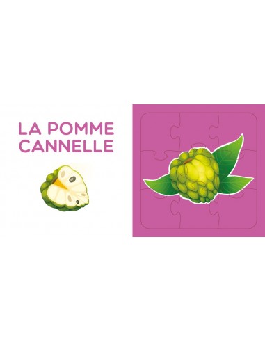 Mon imagier-puzzle LES FRUITS DES ANTILLES