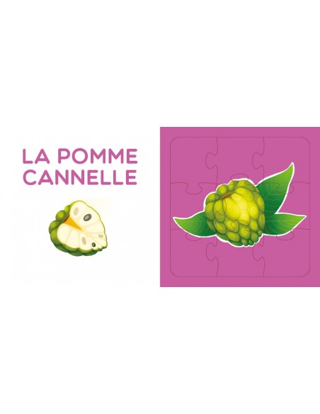 Mon imagier-puzzle LES FRUITS DES ANTILLES