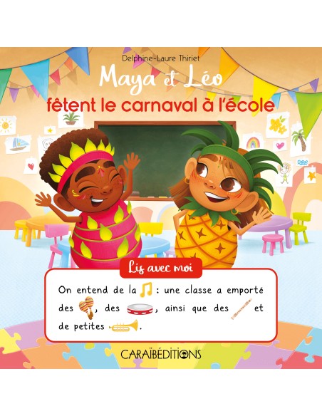 Maya et Léo fêtent le carnaval à l'école